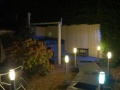 Illuminated Hot Tub Path