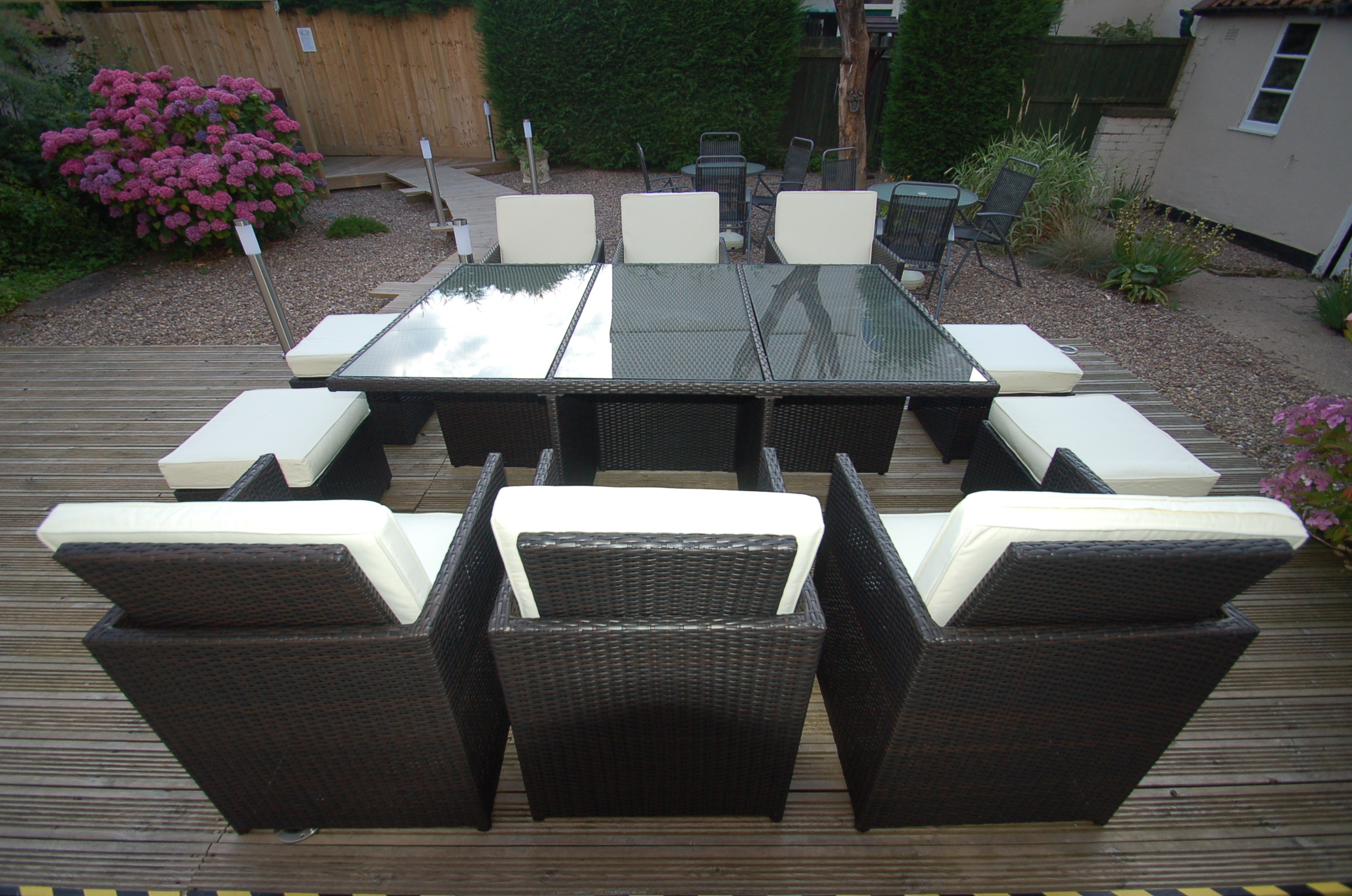 Rattan style outdoor furniture