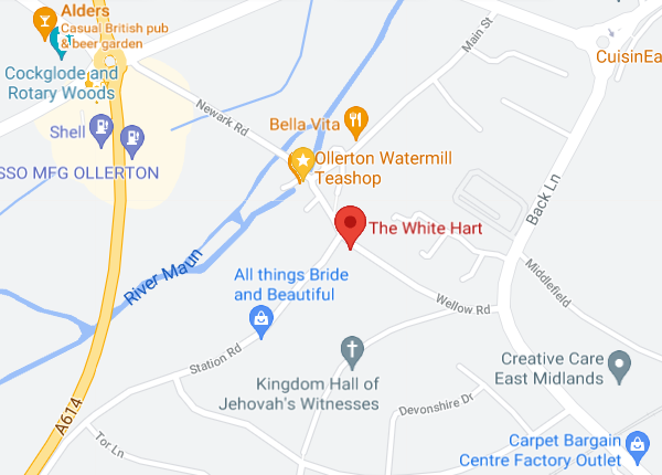 The White Hart Google Map