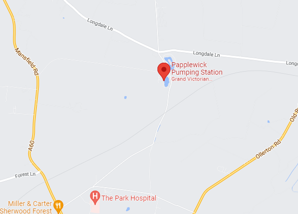 Papplewick Pumping Station Map