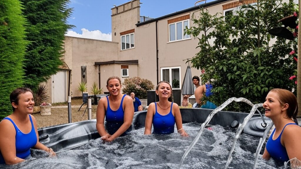 Family Hot Tub Fun