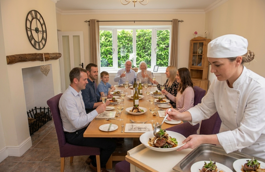 Private Chef experience at The East Wing at Rufford Park Lodge